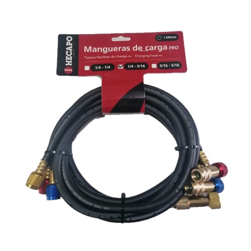 CONJ MANGUEIRAS 1500 1/4X5/16 C/ V. ZERO FUGAS – HECAPO